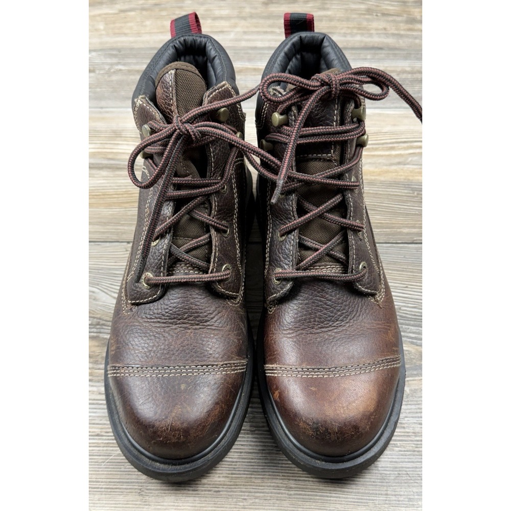 C.E. SCHMIDT Work Boots Women's Brown Leather Steel Toe Lace-Up Size 8 - Picture 2 of 16